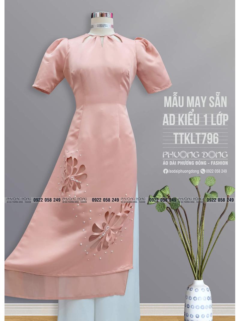 Áo Dài Phom Trẻ Vải Tafta TTKLT796